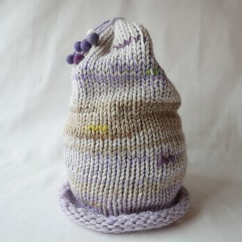 knit cap 「Campanula medium」の画像