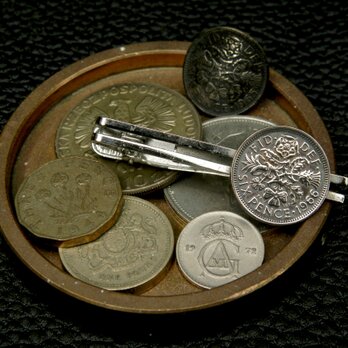 ＃T3  UK Coin Tie pinの画像