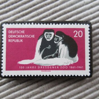 ドイツ　切手ブローチ9480の画像