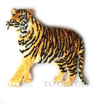 アップリケワッペン　リアル タイガー W-0527 虎　とら　動物　アニマルの画像