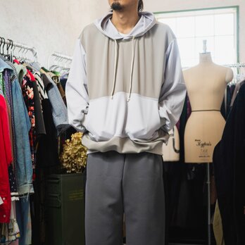 (5-3)JERSEY Basic hoodie _light grayの画像