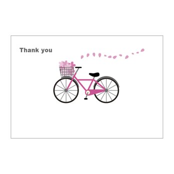 ピンクの自転車の39cardの画像