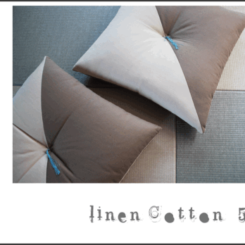 Japanese cushion＜cotton＋Linen＞の画像