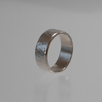 hammered ring　槌目リング　7㎜　silver925の画像