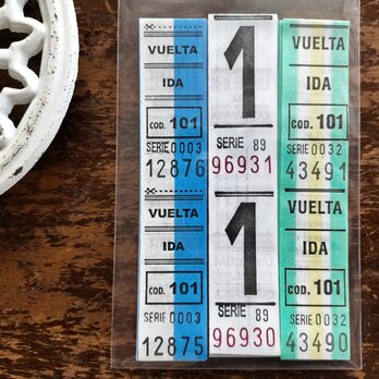 30枚【V】アルゼンチンVintageバスチケット　DA-BTA081の画像