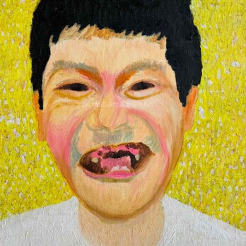 原画「歓喜」F6・油彩の画像