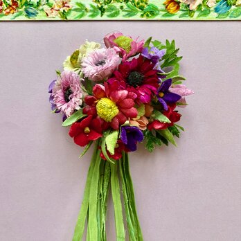 布花 cute bouquet corsage A2の画像