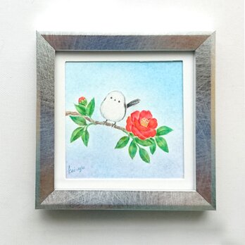 原画作品「椿と雪の妖精」の画像