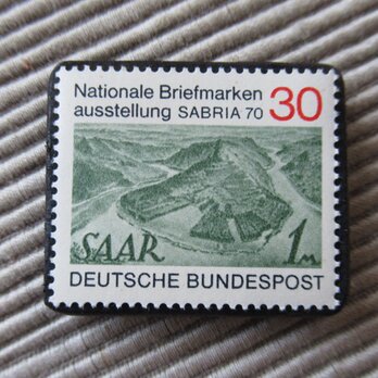 ドイツ　切手ブローチ9510の画像