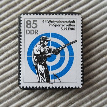 ドイツ　切手ブローチ9516の画像