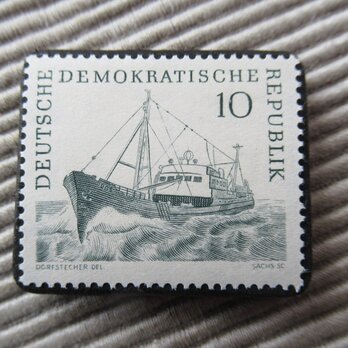 ドイツ　切手ブローチ9518の画像