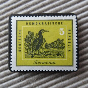 ドイツ　切手ブローチ9522の画像