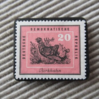 ドイツ　切手ブローチ9524の画像