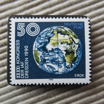ドイツ　切手ブローチ9528の画像