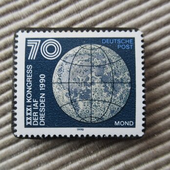 ドイツ　切手ブローチ9529の画像