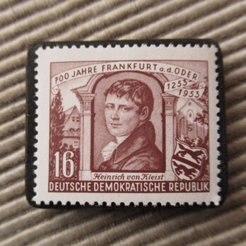 ドイツ　切手ブローチ9531の画像