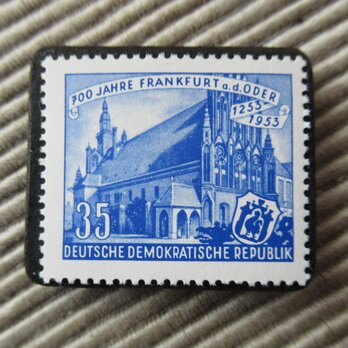 ドイツ　切手ブローチ9533の画像
