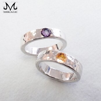 The Simplest Ring+ (with Amethyst or Citrine)の画像