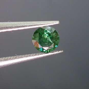 【3月限定】タイで厳選　Basの蛍光グリーンダイヤモンド　セミオーダーリング受付の画像