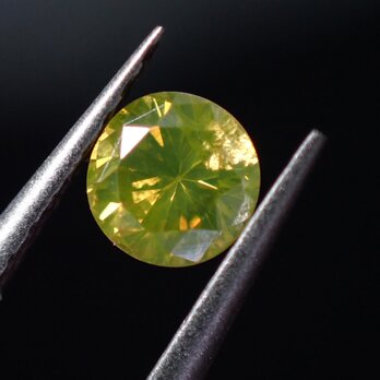 【3月限定】タイで厳選　Basの強蛍光シルキーイエローダイヤモンド　セミオーダーリング受付の画像