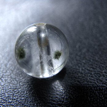 星入り水晶（アクチノライト・イン・クォーツ）10mm 1（1個）の画像