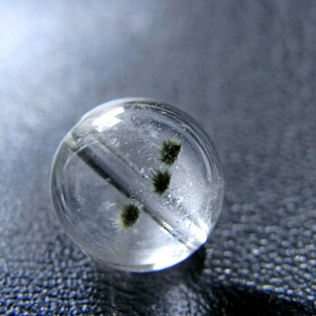 星入り水晶（アクチノライト・イン・クォーツ）10mm 6（1個）の画像