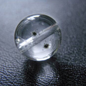 星入り水晶（アクチノライト・イン・クォーツ）10mm 14（1個）の画像