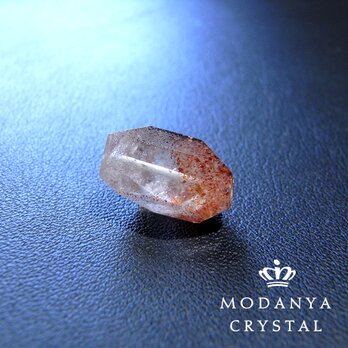 マダガスカル産 レピドクロサイト イン クォーツ（ファイヤークォーツ）タンブルビーズ 481　1個