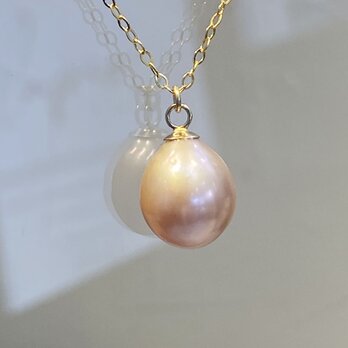 淡水真珠　サファイア　ネックレスの画像