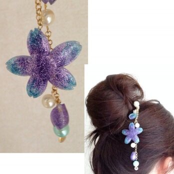 桜の髪飾り①【メール便送料無料】