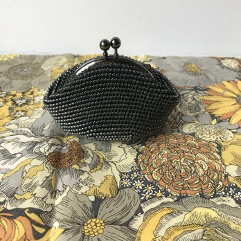 Beaded Purse --Shiny Black-- (S)の画像