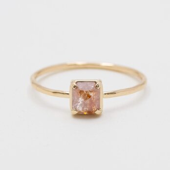 Peach Candy Diamond Ringの画像