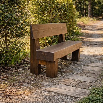横幅100cm 背もたれ付き フラワーガーデン ベンチ 木製 椅子 ガーデニング 玄関