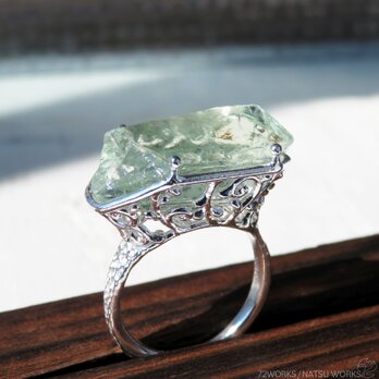 グリーン アメジスト リング / Green Amethyst Ring lの画像