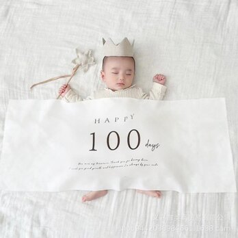バースデー 100日祝い 100days タペストリー 飾り 誕生日 背景の画像