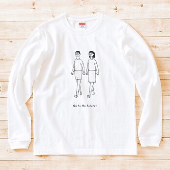 長袖 Tシャツ 『３Ⅾメガネ』 男女兼用 ロンTの画像
