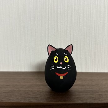 月桃マヤー（猫）張り子の画像