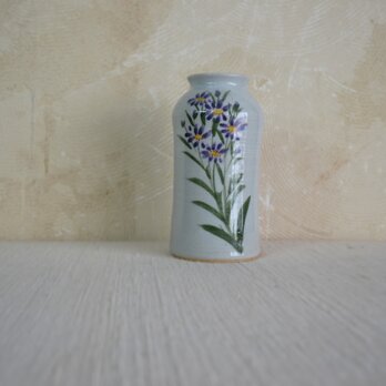 昭和レトロ　孔雀草花瓶　花入れ　の画像