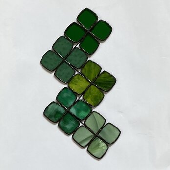 四つ葉の飾り　①(G×G)の画像