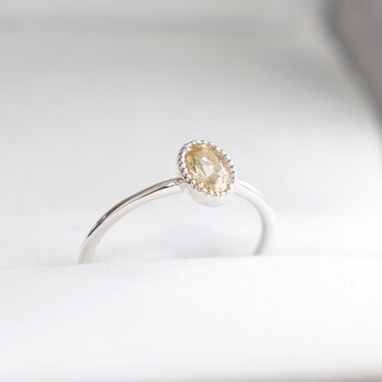 Scapolite RING / SV925 ムーンストーン 天然石の画像