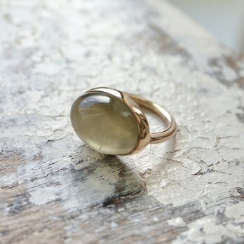K10[月兎のgrey moonstone]ringの画像