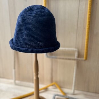 ニット帽・のっぽ　M size　 /  ブルー　の画像