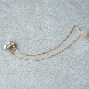 Tahitian Pearl Earring/Chain/Thorn  ＊Singleの画像