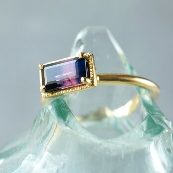 K18 Sapphire Ring/Bicolor/Pink x Blackの画像