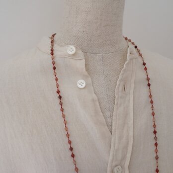 long necklace silk アンデシンの画像