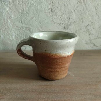 mug cup M（フチ広）・白の画像