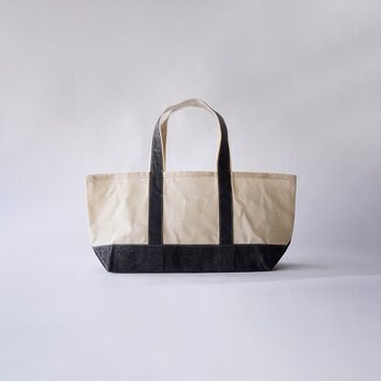 トートバッグ　[ Tote / S ] 　生成 ＋ 柘榴染の画像