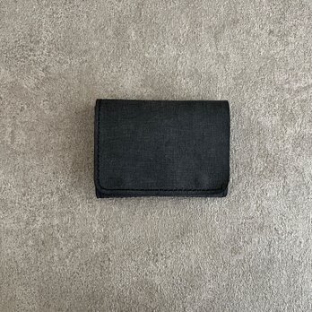 二つ折り財布　  黒（ホック）　＜E＞の画像