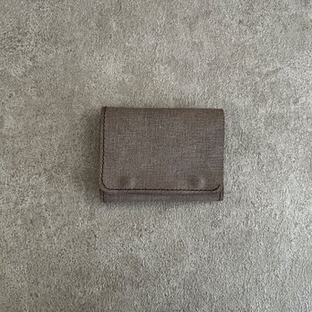 二つ折り財布　  モカグレー（ホック）　＜E＞の画像