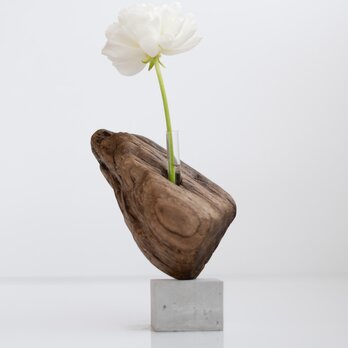 流木一輪挿し | driftwood flowervase | tane no.4の画像